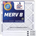 Filter King 33x56x1 Air Filter | 4-PACK | MERV 8 HVAC Pleated A/C Furnace Filters | MADE IN USA | Actual Size: 33 x 56 x .75"