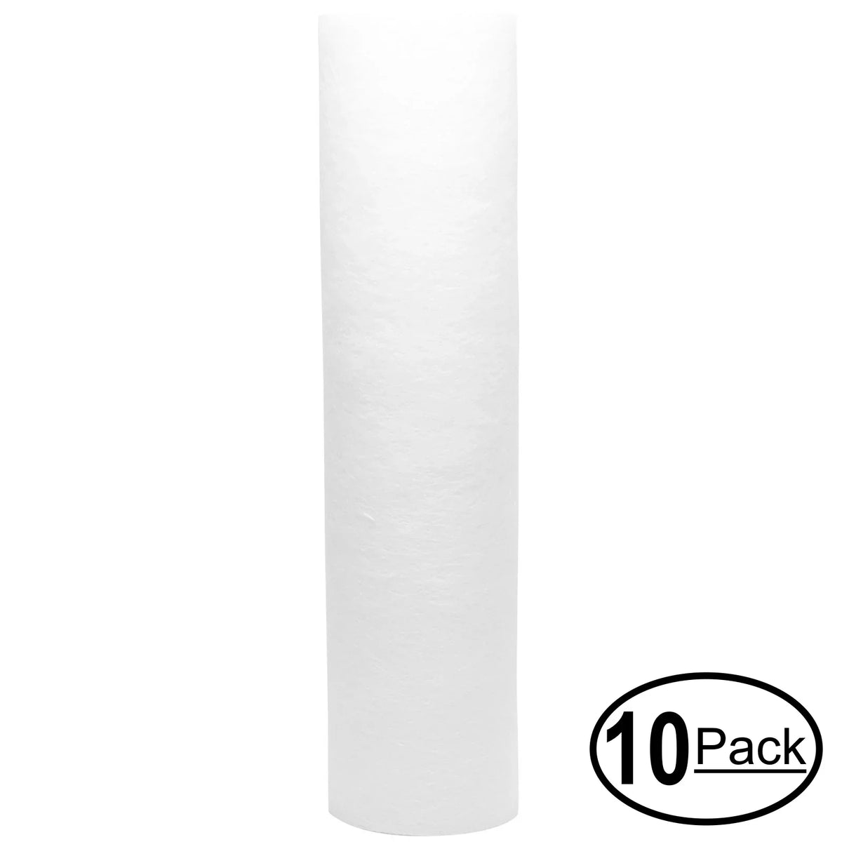 10-Pack Replacement for iSpring RCC7P-AK Polypropylene Sediment Filter - Universal 10-inch 5-Micron Cartridge for iSpring 123Filter 6-stage RO System - Denali Pure Brand